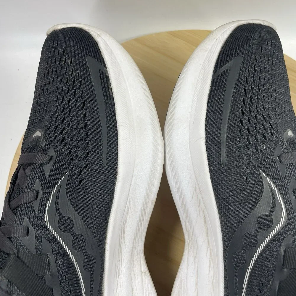 Saucony Ride 15 Women's Size 8.5 Running Shoes Comfort Black White S10729-05 - Picture 10 of 16